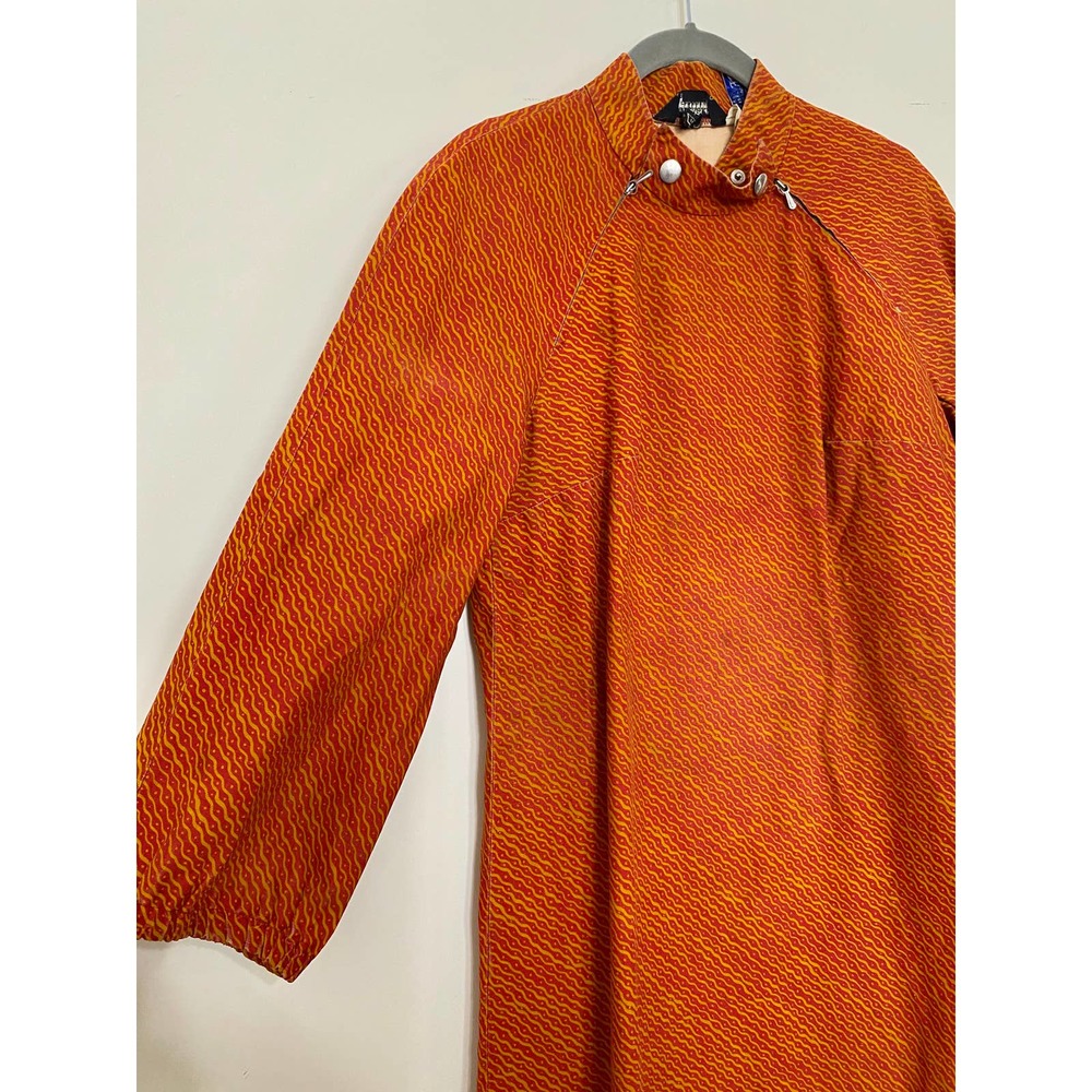 SOLD 1968 Orange Squiggle Marimekko Zipper Mini - Picture 10 of 11